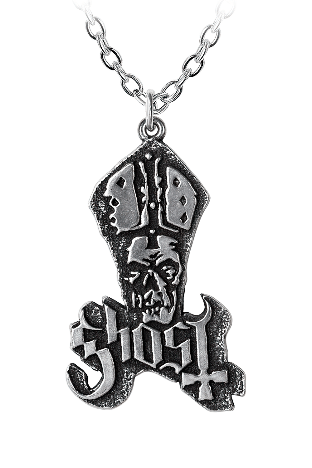 Eccentric Ghost Papa Emeritus Pewter Pendant