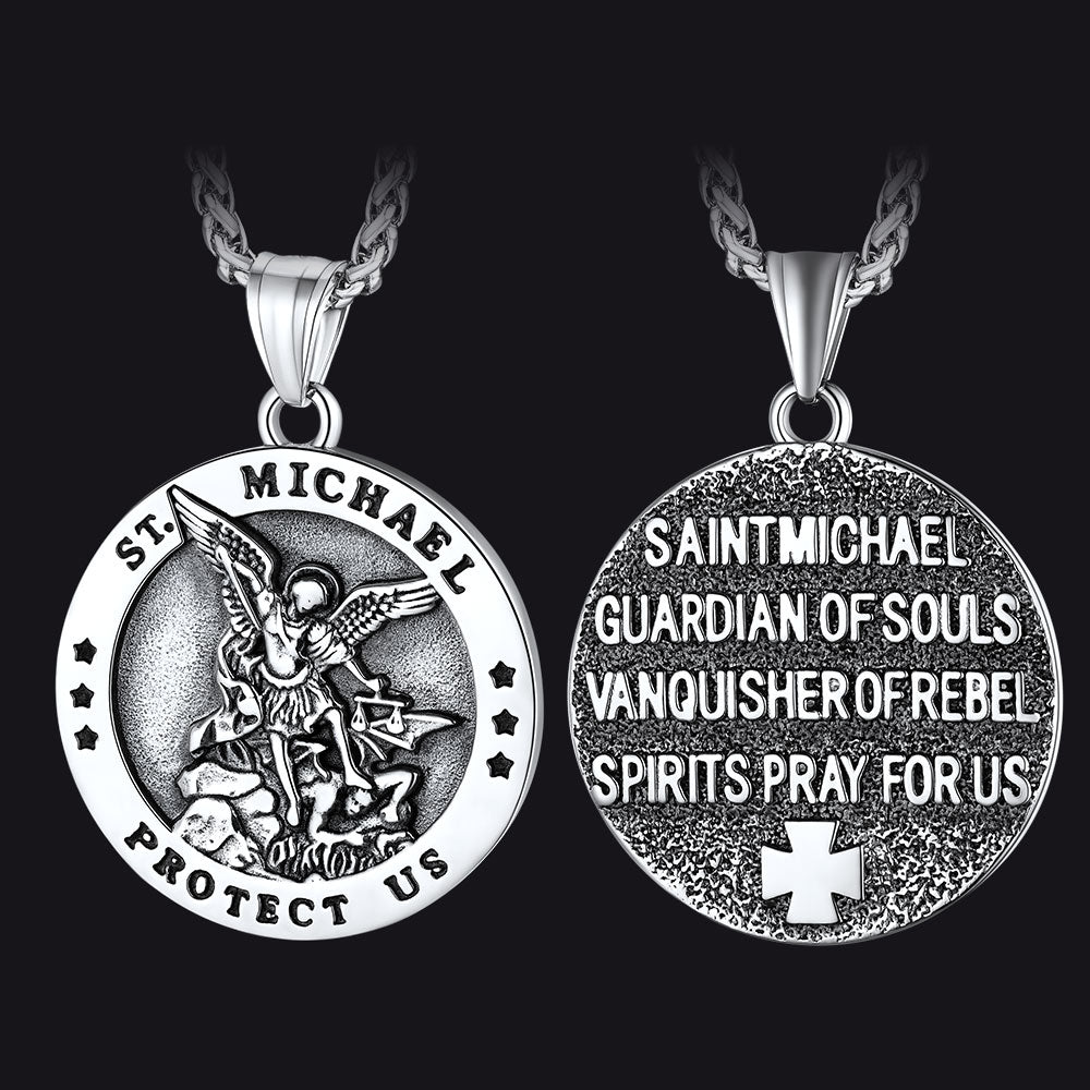 Archangel St. Michael Pendant Necklace for