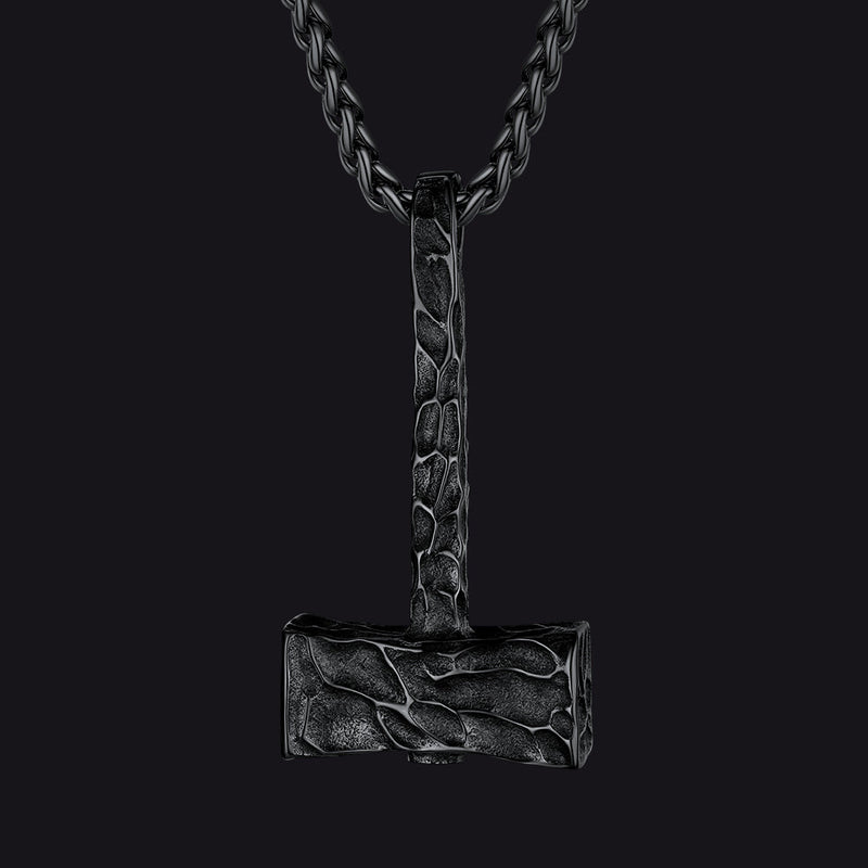 Viking Mjolnir Thor's Hammer Necklace for