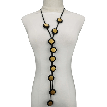 Long Pendant Necklaces for / Gothic Rubber Handmade Necklaces