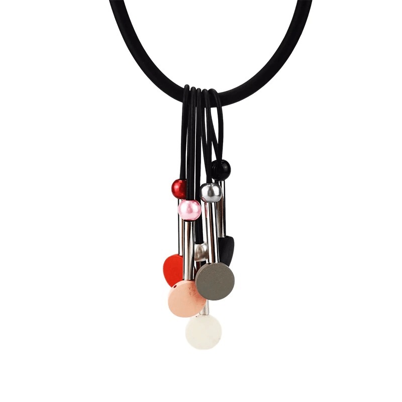 Necklaces for With Multicolor Beads / Handmade Elasticity Silicone Choker