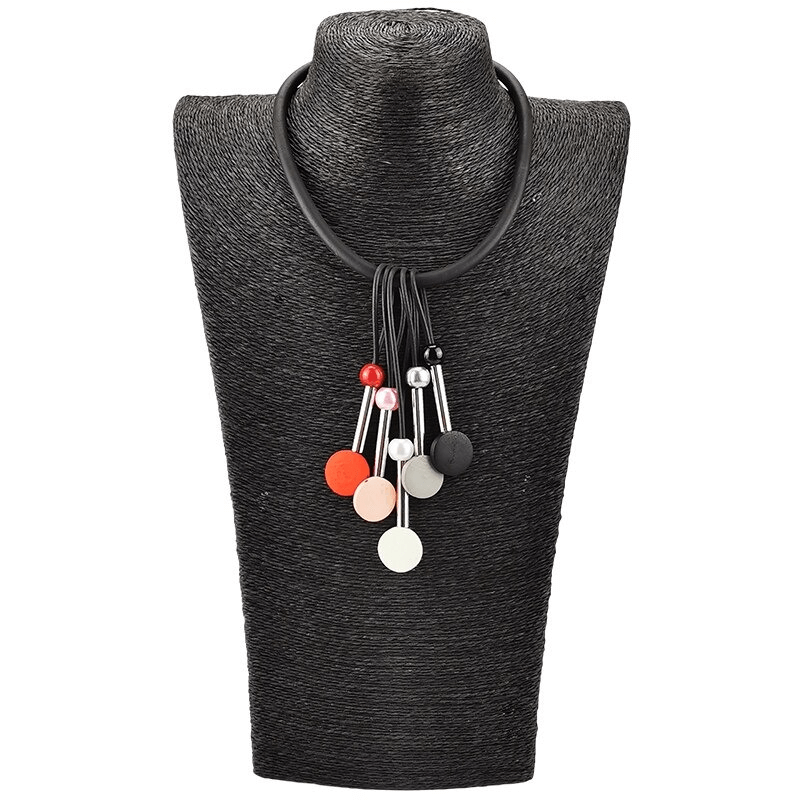 Necklaces for With Multicolor Beads / Handmade Elasticity Silicone Choker