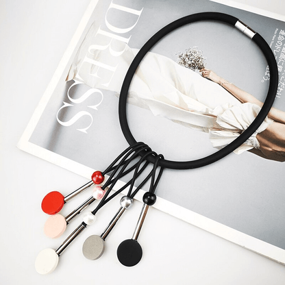 Necklaces for With Multicolor Beads / Handmade Elasticity Silicone Choker