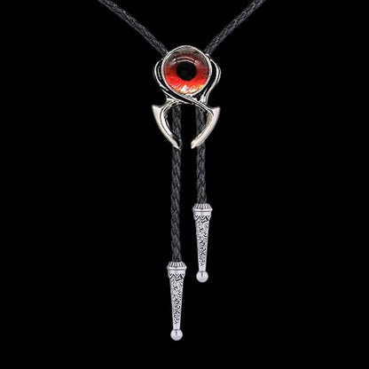 Eye Gem-set Alloy Cowboy Bolo Tie