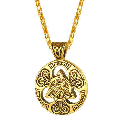 Celtic Knot Necklace Amulet Pendant for