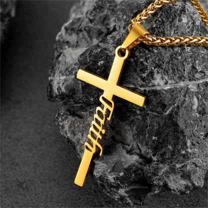 Christian Faith Cross Necklace Pendant for