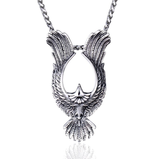 316l Stainless Steel Pendant of Phoenix / Creative Retro Metal Jewelry for &