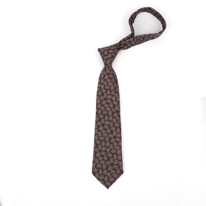 Cashew Pattern Print Polyester Tie