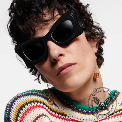 Cat-eye Uv Protection Pc Sunglasses