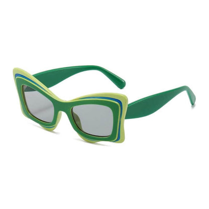 Cat-eye Uv Protection Pc Sunglasses