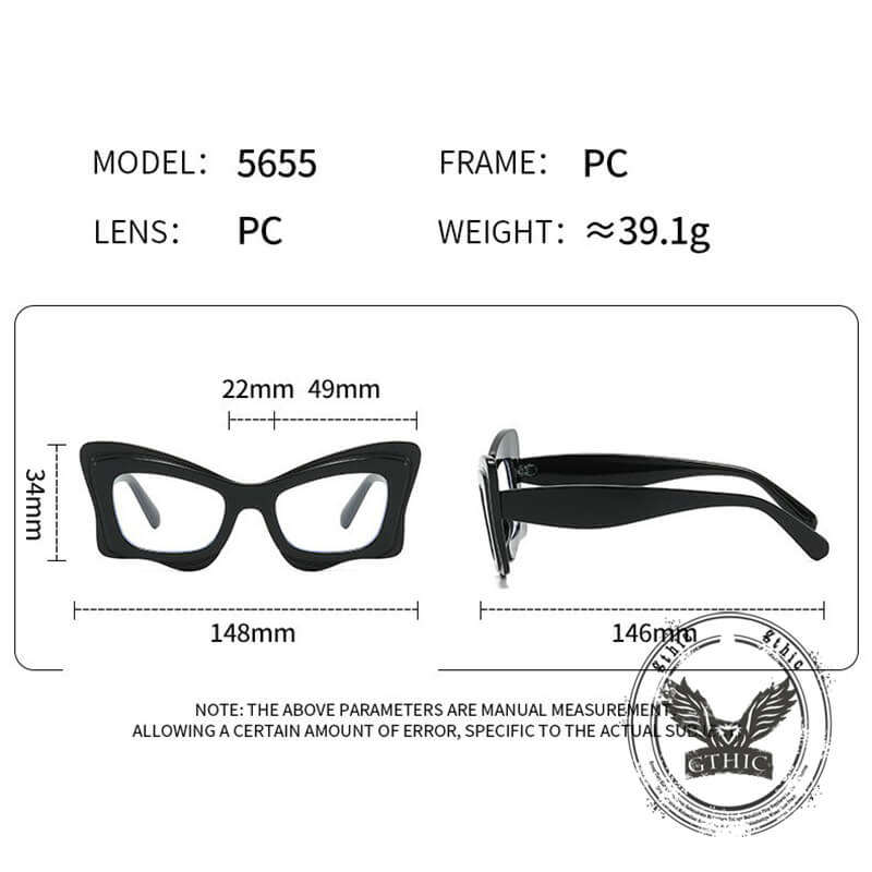 Cat-eye Uv Protection Pc Sunglasses