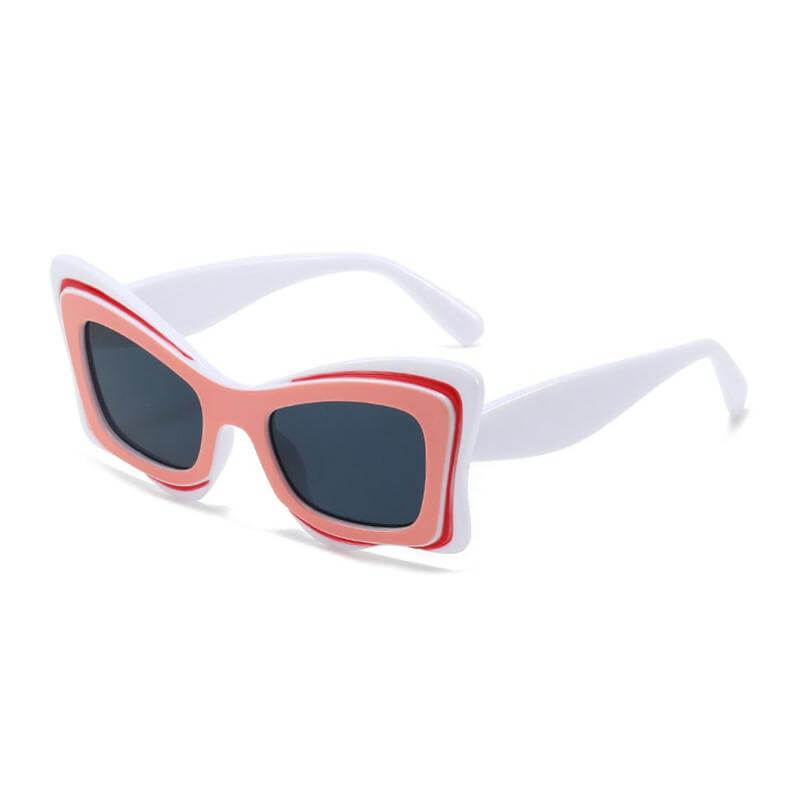 Cat-eye Uv Protection Pc Sunglasses