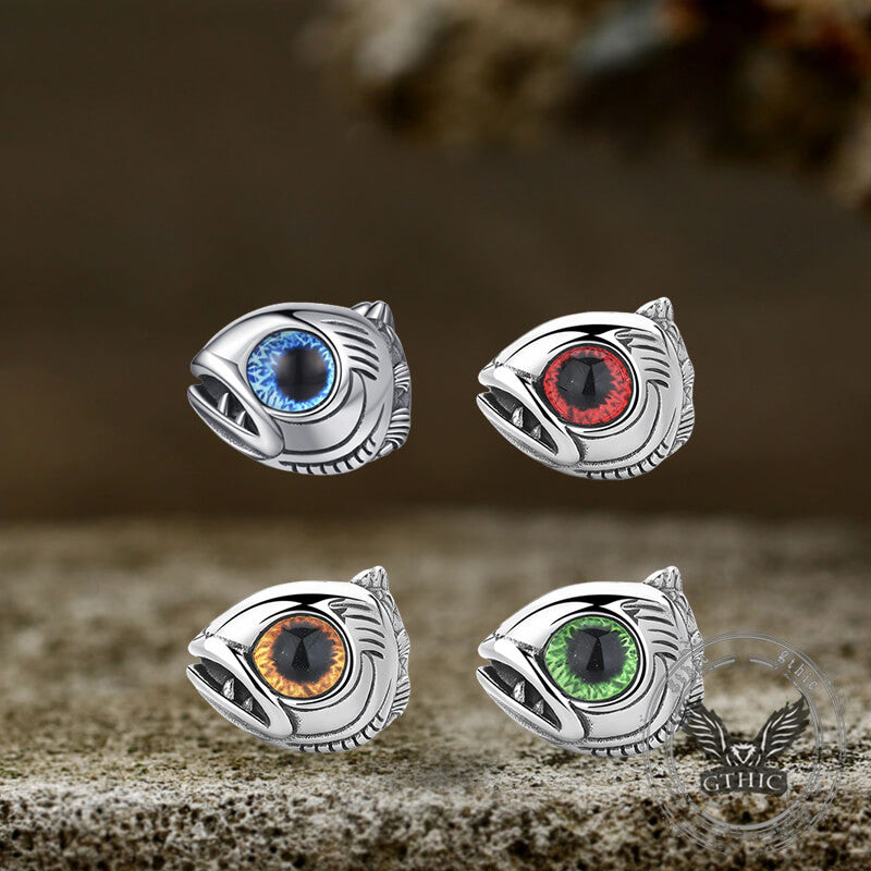 Fish Gem Eyes Stainless Steel Animal Ring