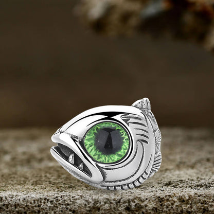 Fish Gem Eyes Stainless Steel Animal Ring