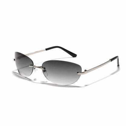 Futuristic Y2k Frameless Pc Sunglasses