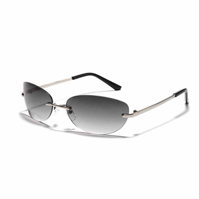 Futuristic Y2k Frameless Pc Sunglasses