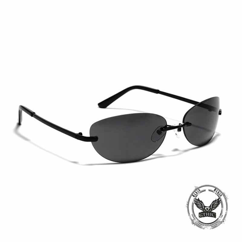Futuristic Y2k Frameless Pc Sunglasses
