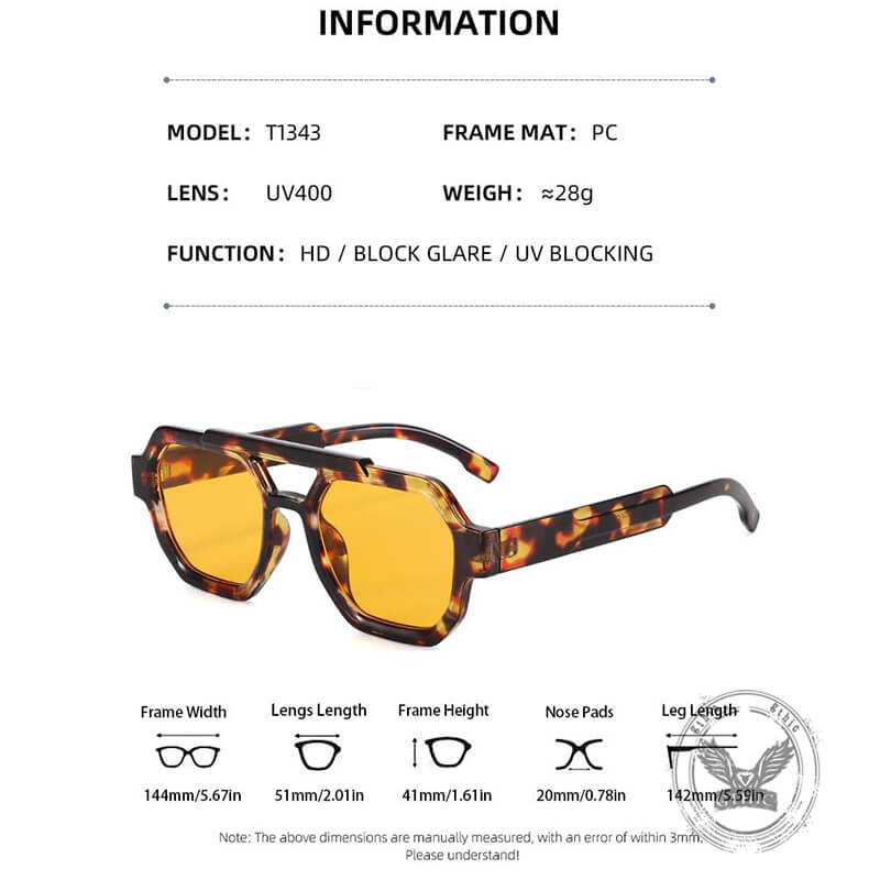 Large Frame Polarized Uv Protection Pc Sunglasses