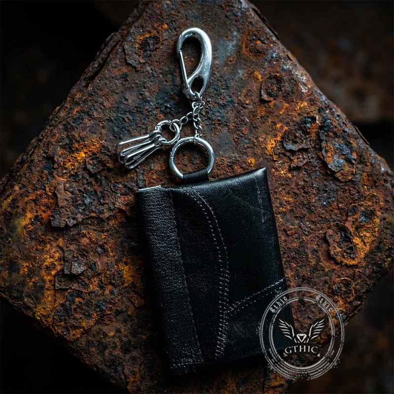Snake Print Pu Leather Waist Wallet