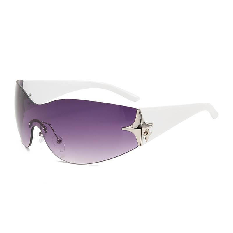 Fashionable Star Design Frameless Pc Sunglasses