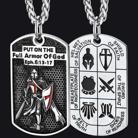 Knights Templar Dog Tag Necklace