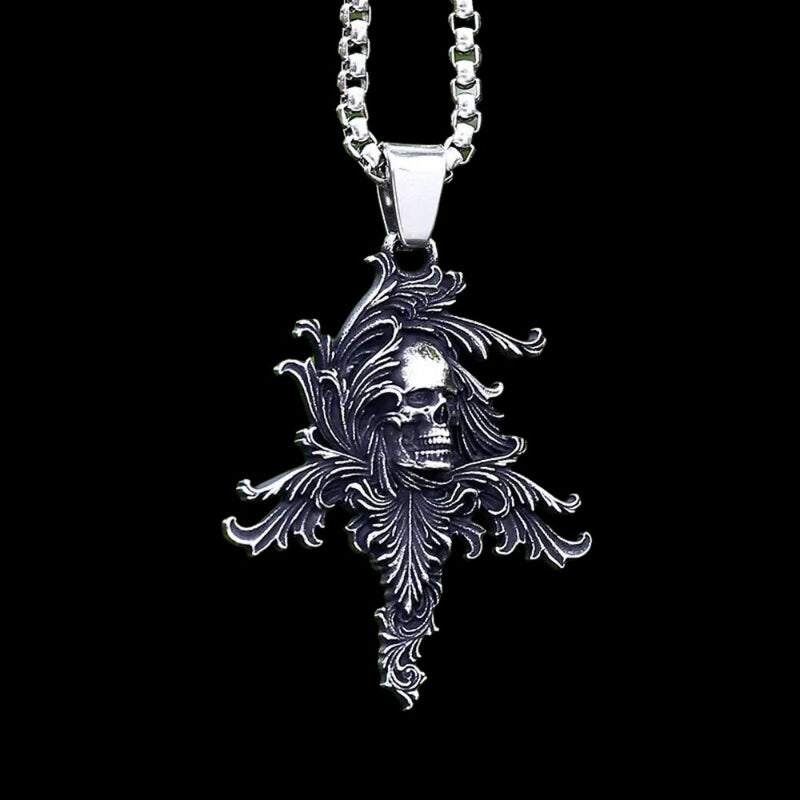 Carved Skull Pendant