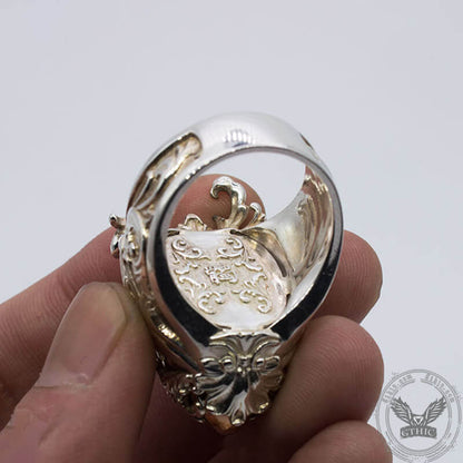 Forest Fairy Sterling Silver Copper Ring