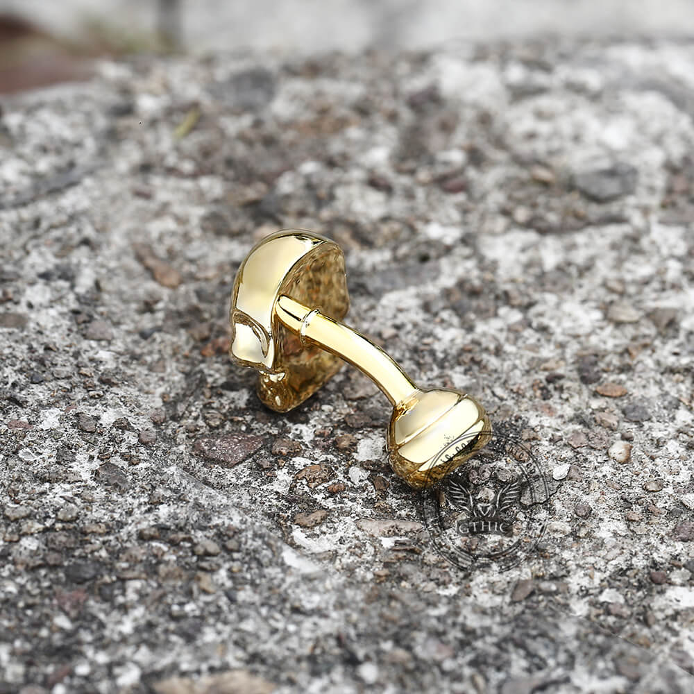 Ghost Brass Skull Cufflinks