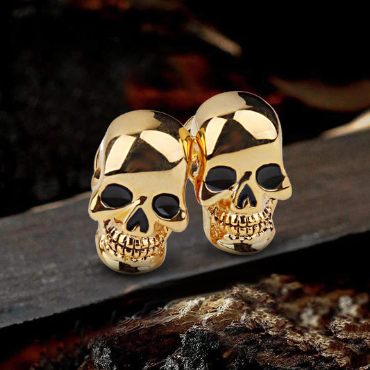 Ghost Brass Skull Cufflinks