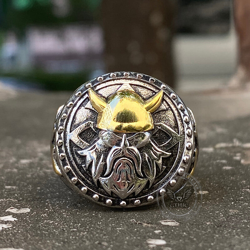 God of War Odin Sterling Silver Viking Ring