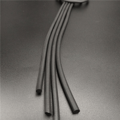 Gothic Long Tassel Necklace for / Handmade Wood Rubber Accessories