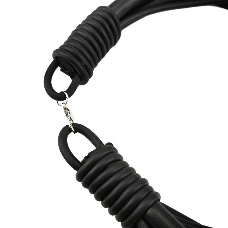 Gothic Punk Black Rubber Necklace / Handmade Designer Accessories for