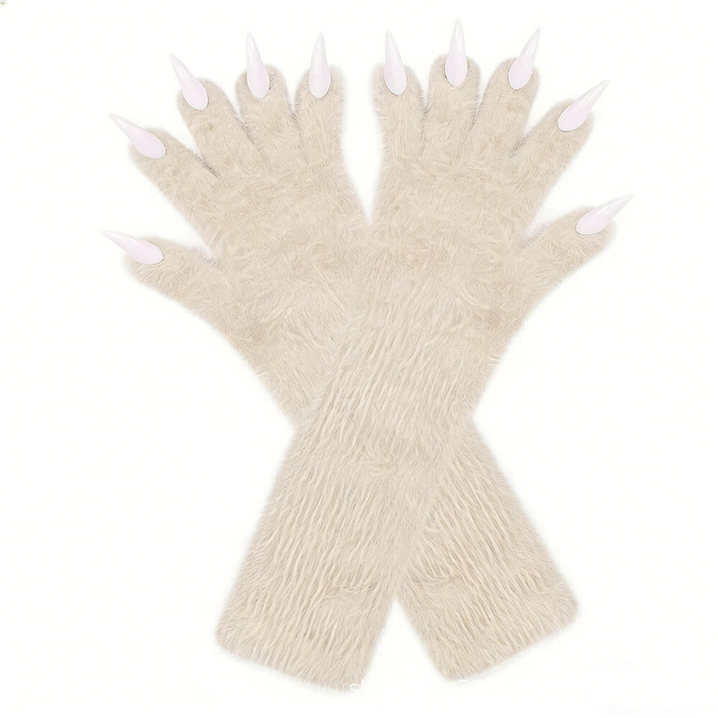 Gothic Cosplay Long Ghost Beast Claw Gloves