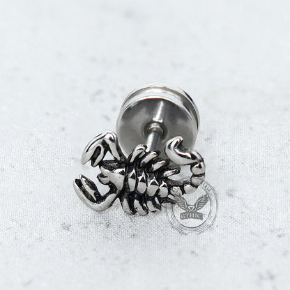 Gothic Scorpion Design Stainless Steel Earrings