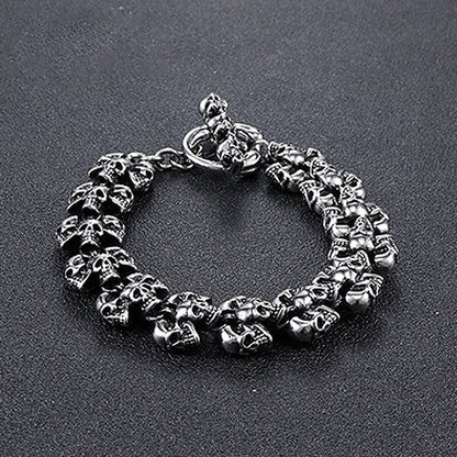 Gothic Skull Domineering Stainless Steel Bracelet