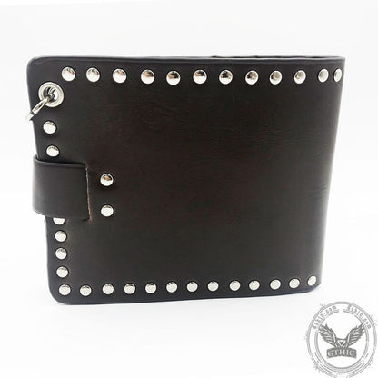 Gothic Skull Sword Pu Leather Wallet