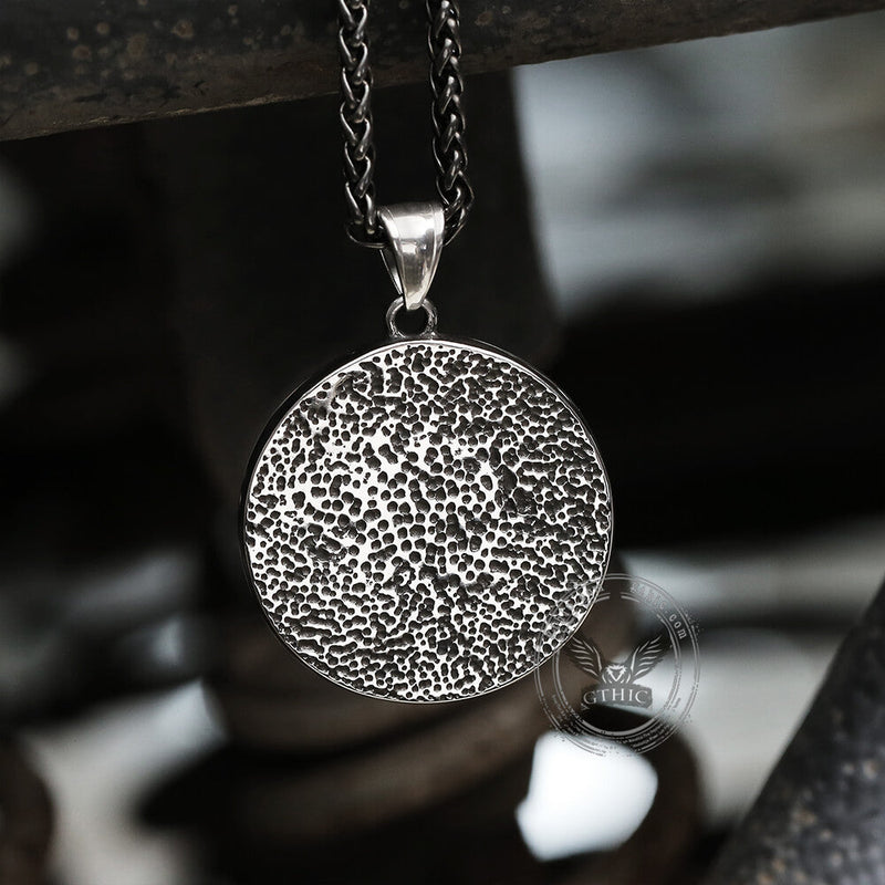 Gothic Skull Tree of Life Stainless Steel Pendant