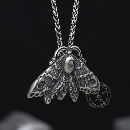 Grim Reaper Butterfly Skull Stainless Steel Pendant
