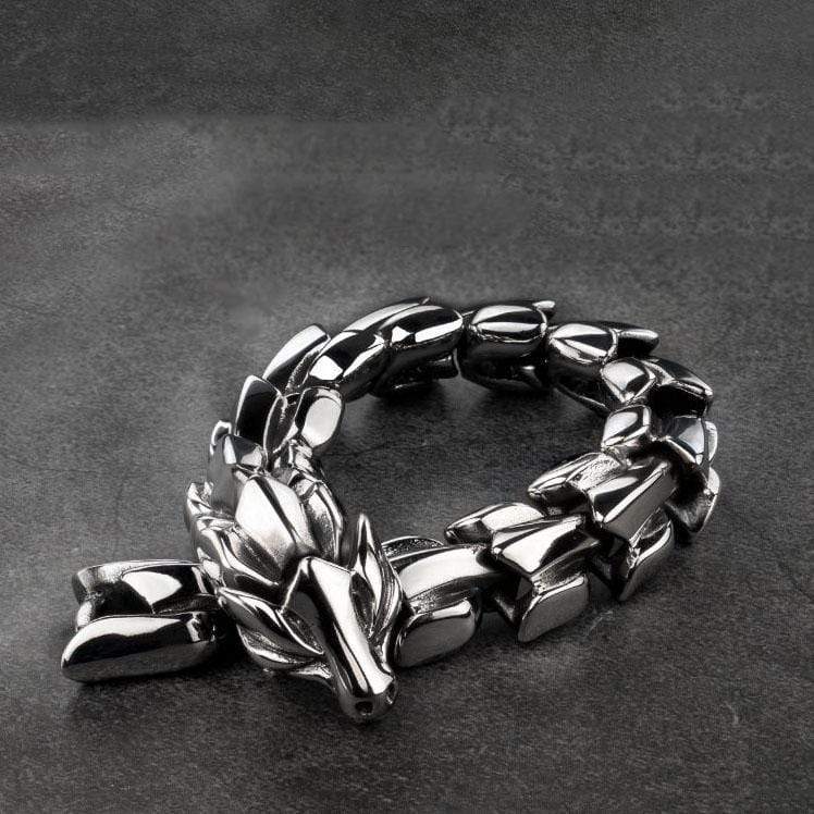 Dragon Scale Stainless Steel Bracelet