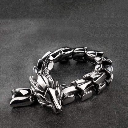 Dragon Scale Stainless Steel Bracelet