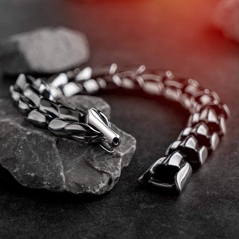 Dragon Scale Stainless Steel Bracelet