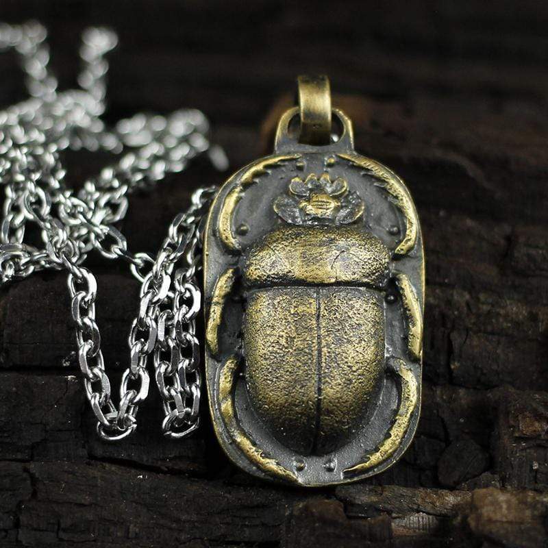 Beetle Brass Pendant