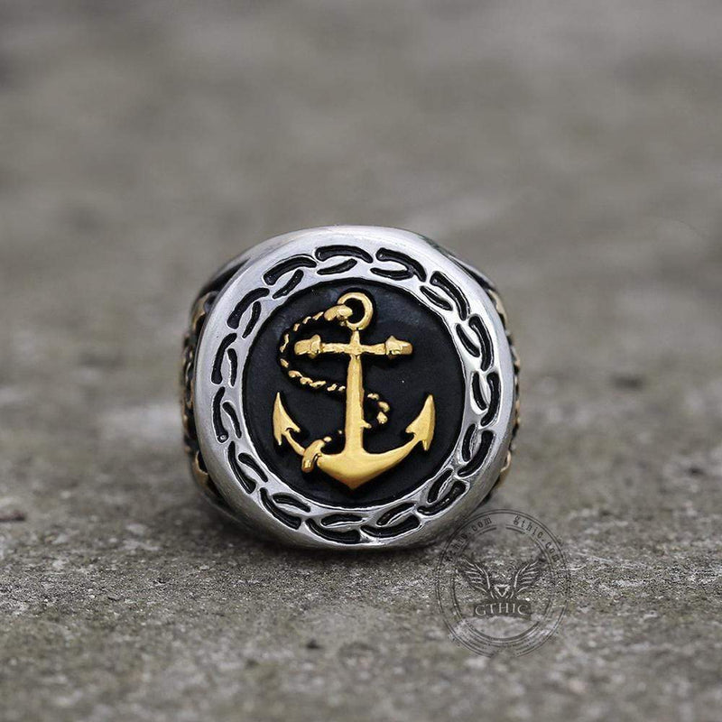 Anchor Stainless Steel Marine Ring
