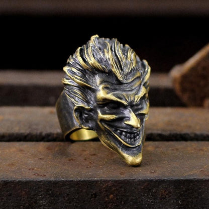 Joker Brass 925 Silver Ring