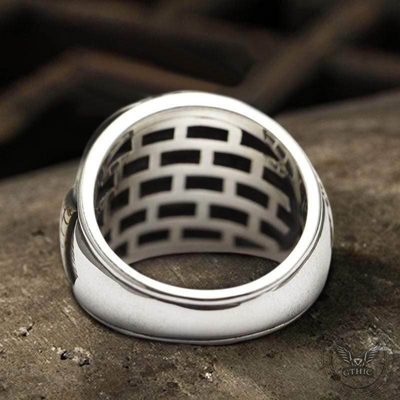 Eye of Providence Sterling Silver Masonic Ring