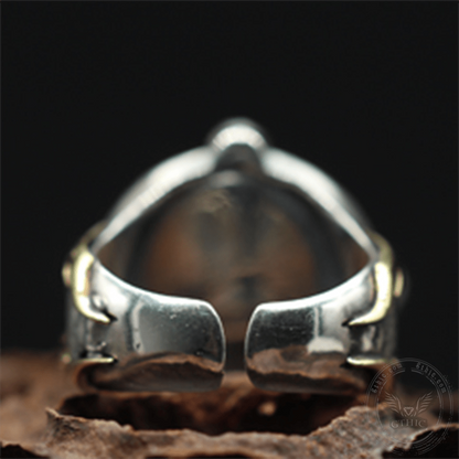 Eye of Sauron Sterling Silver Ring