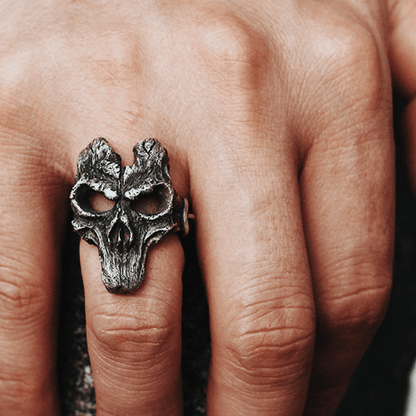 God of War Skull Sterling Silver Darksiders Ring