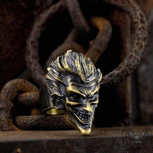 Joker Brass 925 Silver Ring