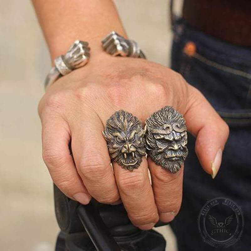 Journey to the West Monkey King Wukong Brass Ring