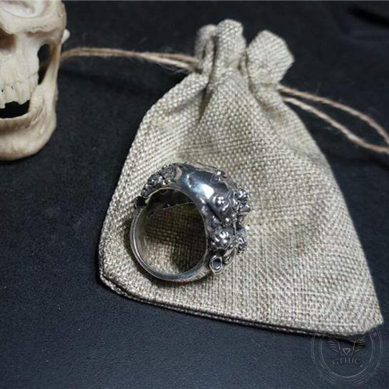 The Expendables Brass Skull Steampunk Ring